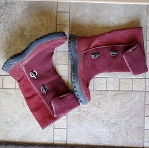 Lands End Feltrd Rain boots